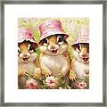 The Cheery Chiplets Framed Print