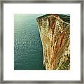 The Cliffs At Deauville Framed Print