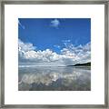 The Clouds And The Tide Framed Print