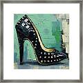 The Club Dancer Pump Framed Print