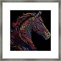 The Colorful Horse Framed Print