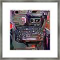 The Computer's Self Portrait Framed Print