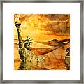 The Death Of Liberty Framed Print