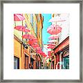The Decorated City Of Grasse Framed Print