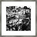 The Destruction Of Nuremberg After Allied Bombings - Ww2 - 1945 Framed Print