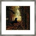 The Dog Of The Forest Framed Print