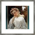 The Dreamer By Louis Marie De Schryver Remastered Xzendor7 Fine Art Classical Reproductions Framed Print