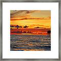 The End Of A Gulf Day Framed Print