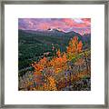 The End Of Autumn - Rocky Mountain National Park Framed Print