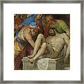 The Entombment By Farinati Framed Print
