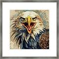 The Fierce Eagle Framed Print