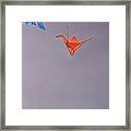 The Great Origami Flyby Framed Print