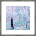 The Gum Trees In Spring Framed Print