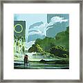 The Heart Of The Fantastic Forest Framed Print The Heart Of The Fantastic Forest Framed Print