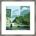 The Heart Of The Fantastic Forest Framed Print