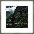 The High Road - High Mountain Pass, Northern Vietnam Framed Print
