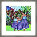 The Hula Dancers Framed Print