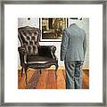 The Invisible Man At Home Framed Print