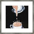 The Latte' Milky Way Framed Print