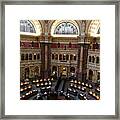 The Library Of Congress Framed Print