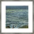 The Man Who Tells Stories To The Fishes Framed Print