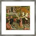 The Martyrdom Of Saint Lucy Framed Print