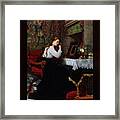 The Mirror By Pierre-charles Comte Remastered Xzendor7 Fine Art Classical Reproductions Framed Print