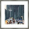 The Moon Band Framed Print