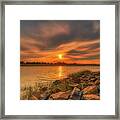 The Morning Glow Framed Print