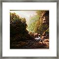 The Mountain Torrent By Francis Danby Framed Print