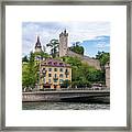 The Musegg Wall Lucerne Switzerland Framed Print