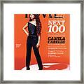 The Next 100 Most Influential People - Camila Cabello Framed Print