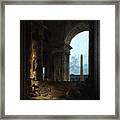 The Obelisk By Hubert Robert Old Masters Classical Fine Art Reproduction Framed Print