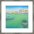 The Old Port Tavira Portugal Framed Print