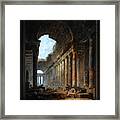 The Old Temple By Hubert Robert Old Masters Fine Art Reproduction Framed Print