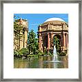 The Palace Of Fine Arts And Fountain Framed Print