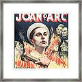 The Passion Of Joan Of Arc Movie Promotional Ad - 1929 Framed Print
