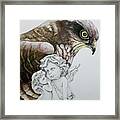 The Peregrine Guardian Framed Print