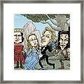 The Prince Bride Characters Framed Print