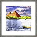 The Pyramids Of Gizah Framed Print