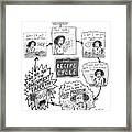 The Recipe Cycle Framed Print