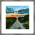 The Road To Adventure Framed Print