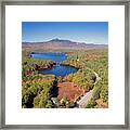 The Road To The White Mountains Of Nh - Route 16 Framed Print