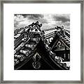 The Rooftops Of Historic Gion, Kyoto, Japan Framed Print