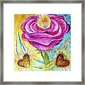 The Rose And Its Thorns Love The Whole Self Framed Print