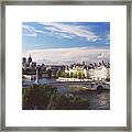 Paris Panoramic Framed Print