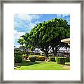 The Shops At Kukuiula Framed Print