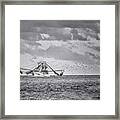 The Shrimp Boat Blackbeard Heaing Home Framed Print