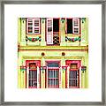 The Singapore Shophouse 13 Framed Print