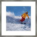 The Skier Framed Print